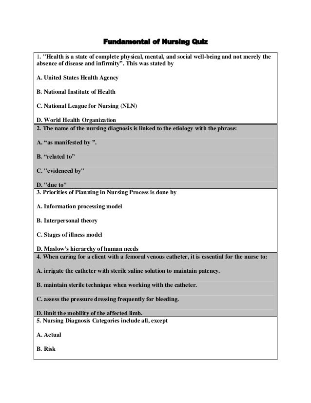 fundamentals of nursing exam 2 nursing exam questions and answers pdf